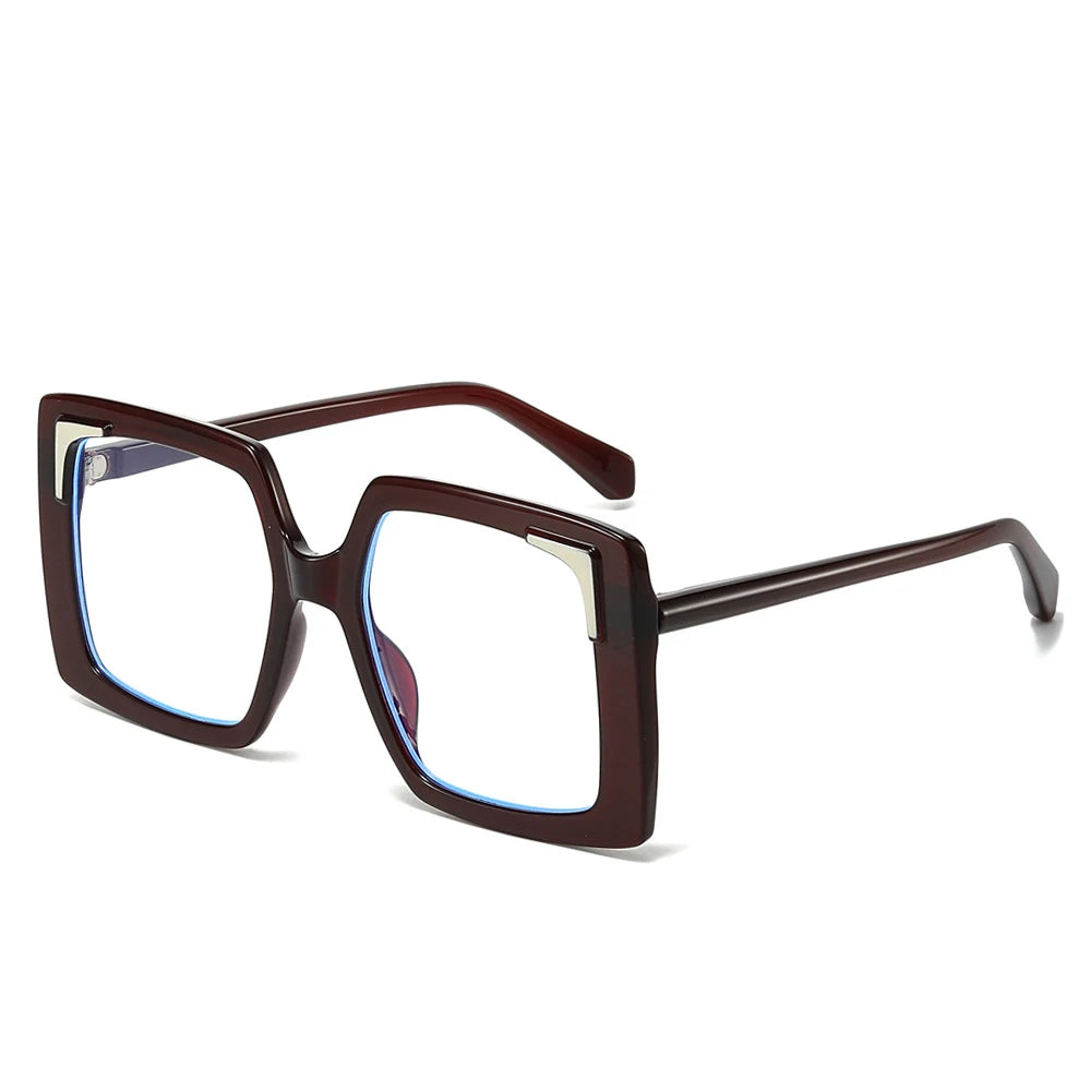 Oversized Square Sunglasses Women Big Frame 2025 Luxury Brand Fashion Sun Glasses For Ladies Retro Trendy Cateye Eyewear UV400