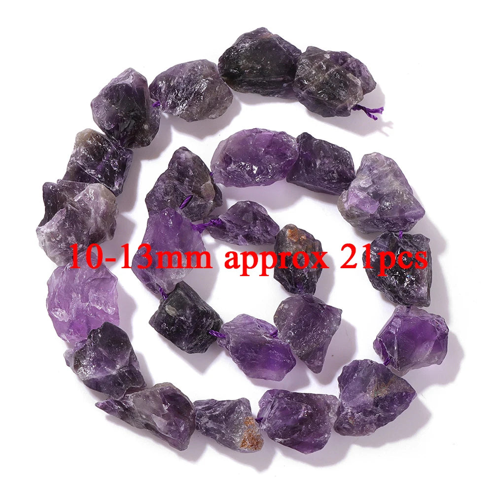 Natural Amethyst Energy Stone Bead Purple Quartzs Crystals Beads Healing Power Fit Health,Beauty,Clarity,Relieve stress,Calming