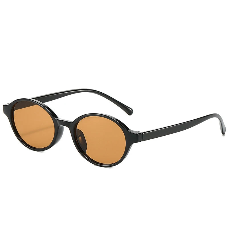 Lunettes de soleil léopard ovales sexy pour femmes, design de marque de luxe, jolies lunettes sans maquillage, monture unie, lunettes pour hommes, lunettes mignonnes