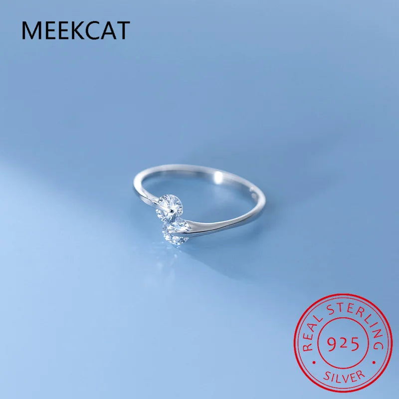 Real Brilliant Moissanite Ring Original 925 Sterling Silver Engagement Wedding Rings for Women Luxury Quality Jewelry