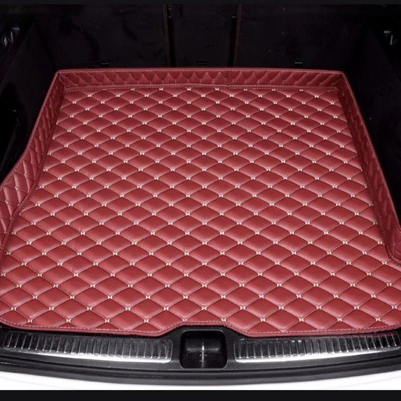 High Quality Artificial Leather Car Trunk Mat for Mercedes W223 S Class W221 W222 C217 SLK Class Car Accessories Carpet