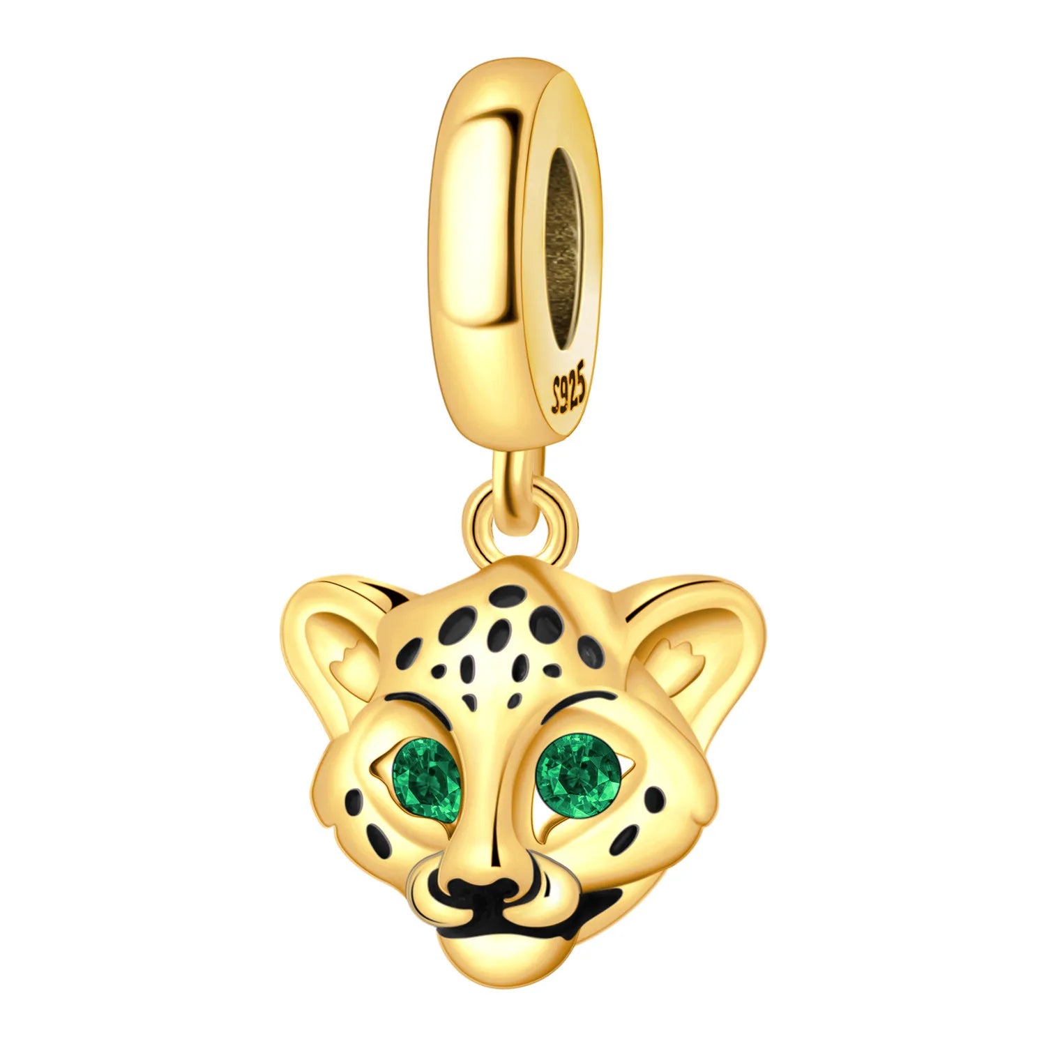 PANPOKI 925 Sterling Silver Cute Panda Animals Beads Original Pendants Bracelet Charm Jewelry Party DIY Trendy Gifts