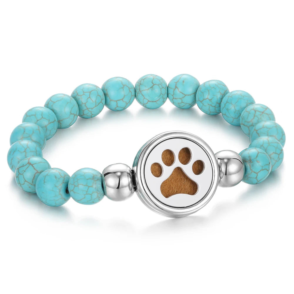 Aromatherapy Beaded Bracelet Aroma Jewelry Essential Oil Bracelet Elastic Beads Bracelet Perfume Aroma Diffuser Locket Bracelets - Madeinsea©