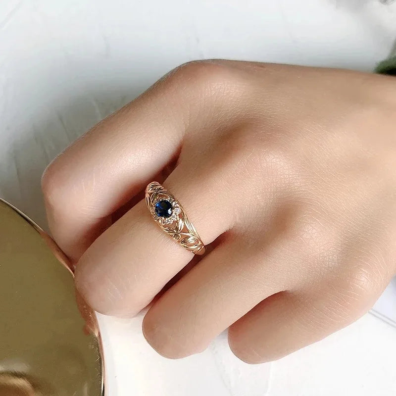 Real 14k Gold Diamond Ring for Women To Join Party Peridot Gemstone Anillos De Wedding Diamante Engagement Jewelry Fine Gift
