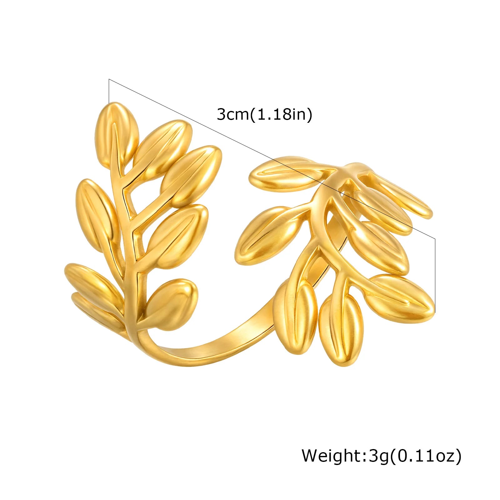 Vnox New Design Irregular Unusual Ring For Women,Stainless Steel Female Fashion Daily Party Jewelry,Aesthetic Style Finger Ring