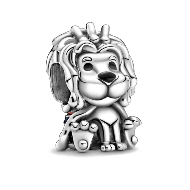 NEW 925 Sterling Silver Charm Fit Original Bracelet Accessories Women Jewelry All kinds Of Cute Animals Series Duck Lion