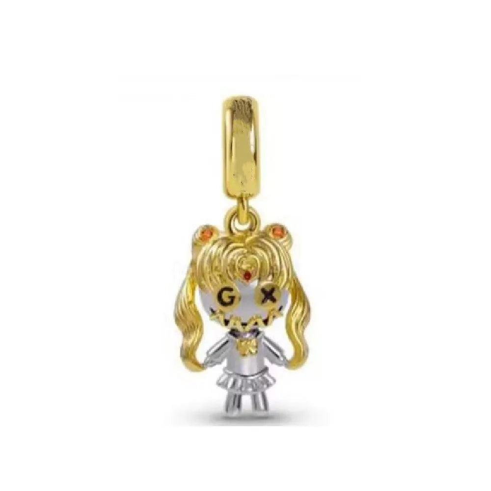 2025 New Miniso Disney Sanrio Beads 925 Silver Stitch Hello Kitty Kuromi Charm Fit Original Bracelet Women DIY Pendant Jewelry