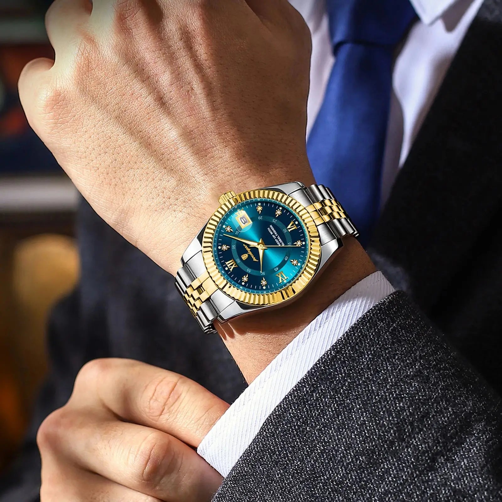 POEDAGAR Luxury Sport Wrist Watch For Man Waterproof Luminous Date Men Watch Quartz Stainless Steel Men's Watches Male Reloj+box - Madeinsea©