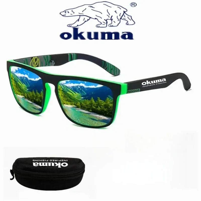 Okuma Polarized Sunglasses Original UV400 for Men and Women Outdoor Hunting Fishing Driving Bicycles Sunglasses Optional Box