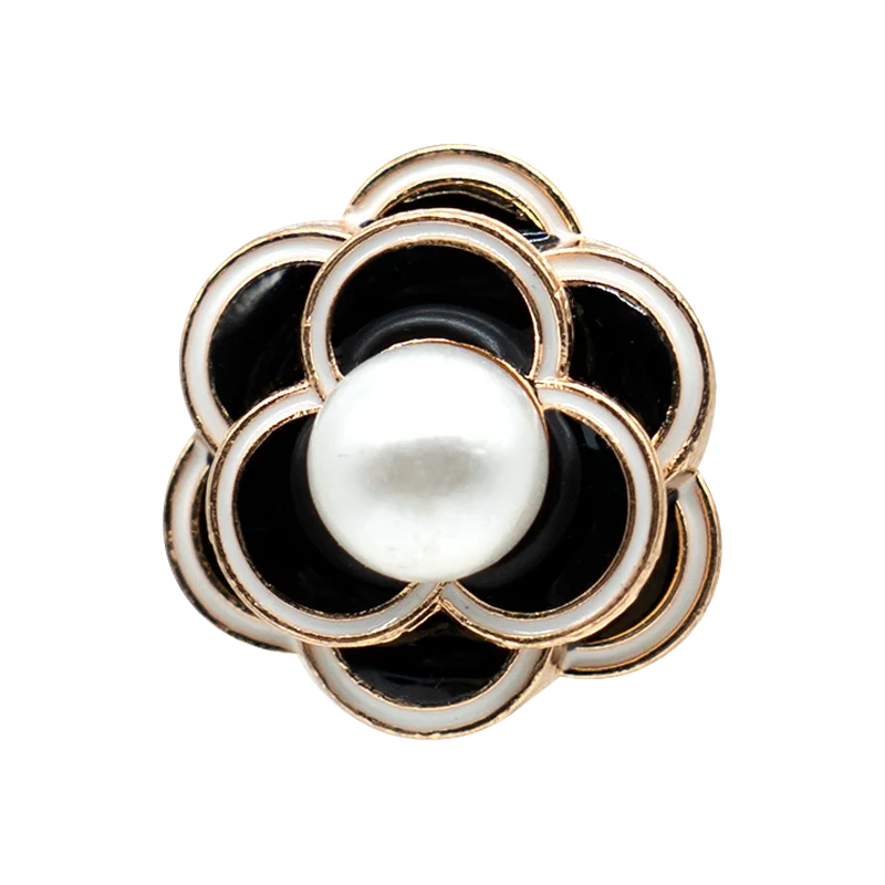 1pcs Metal Shoe Charms for Women Girls Flower Tulip Heart Butterfly Daisy Luxury Pearl Shoe Decorations Pins Sandal Accessories