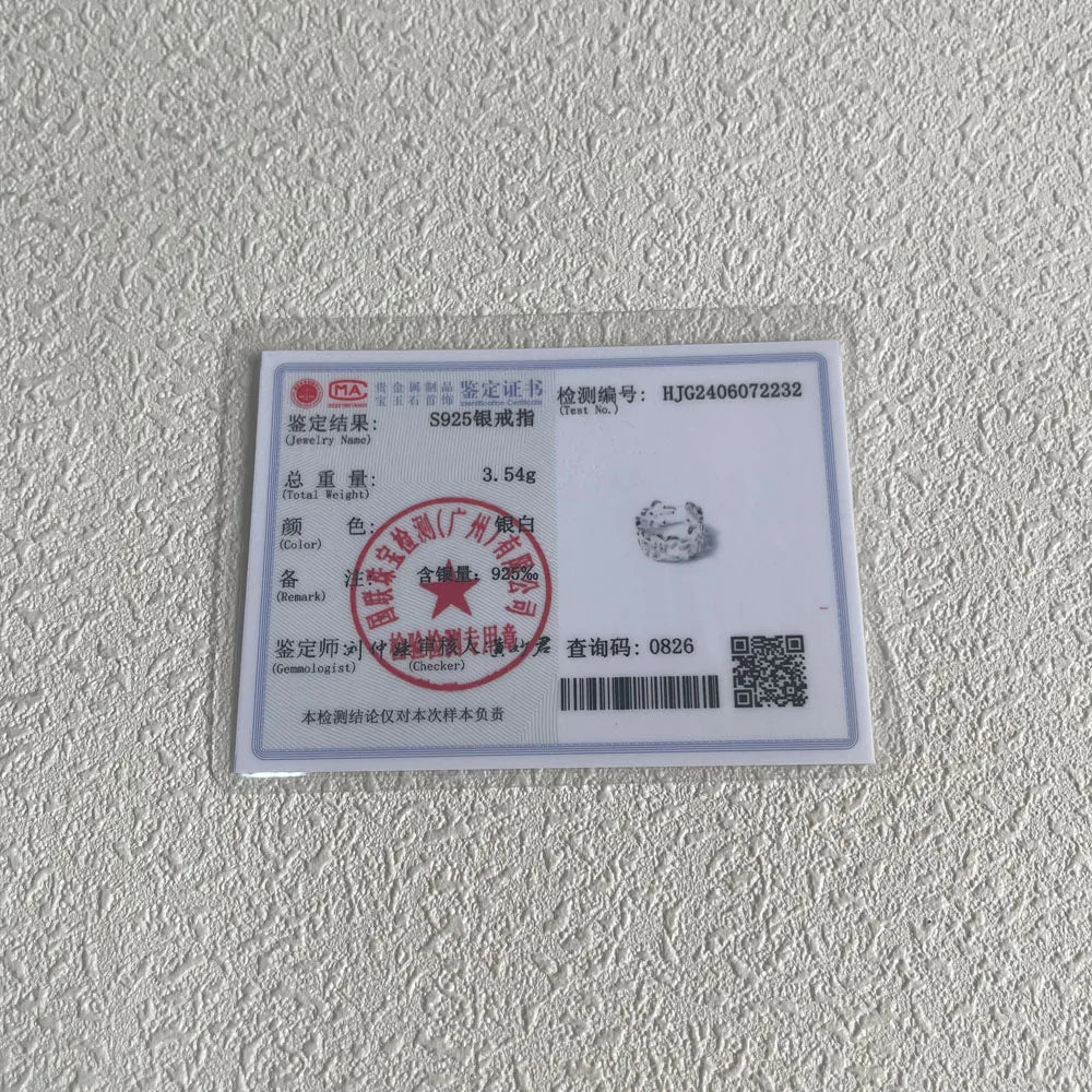 925 Sterling Silver Rings Fashion Hip Hop Vintage Couples Creative Fower Hollowot Thai Silver Party Jewelry Birthday Gifts