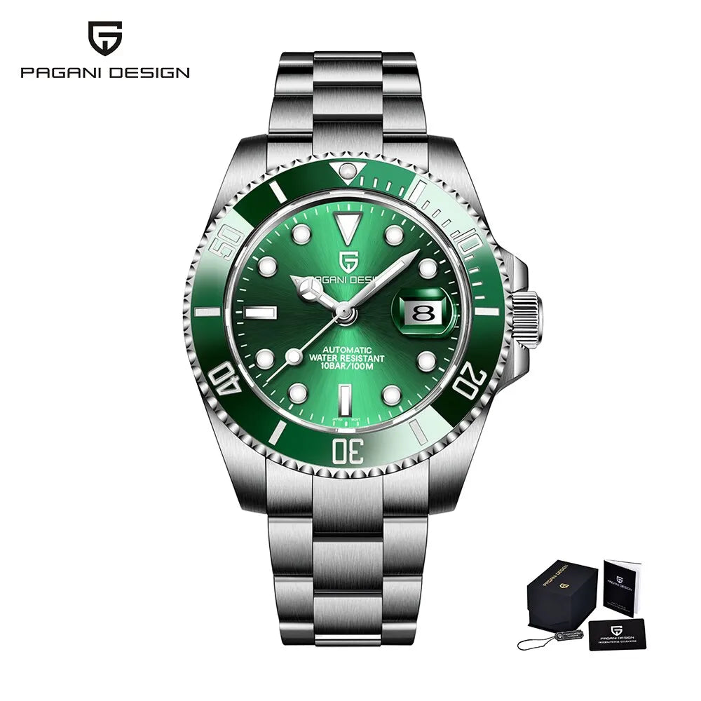 PAGANI Design 2025 New Men Automatic Mechanical Watches Miyota 8215/NH35 40mm Stainless Steel Waterproof Watch Relogio
