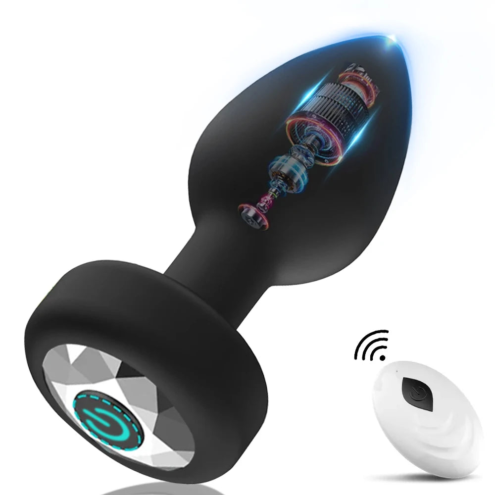 APP Wireless Control Anal Vibrator Butt Plug Men Prostate Massager Stimulator Female Masturbator Adult Sex Toys for Women Gay - Madeinsea©