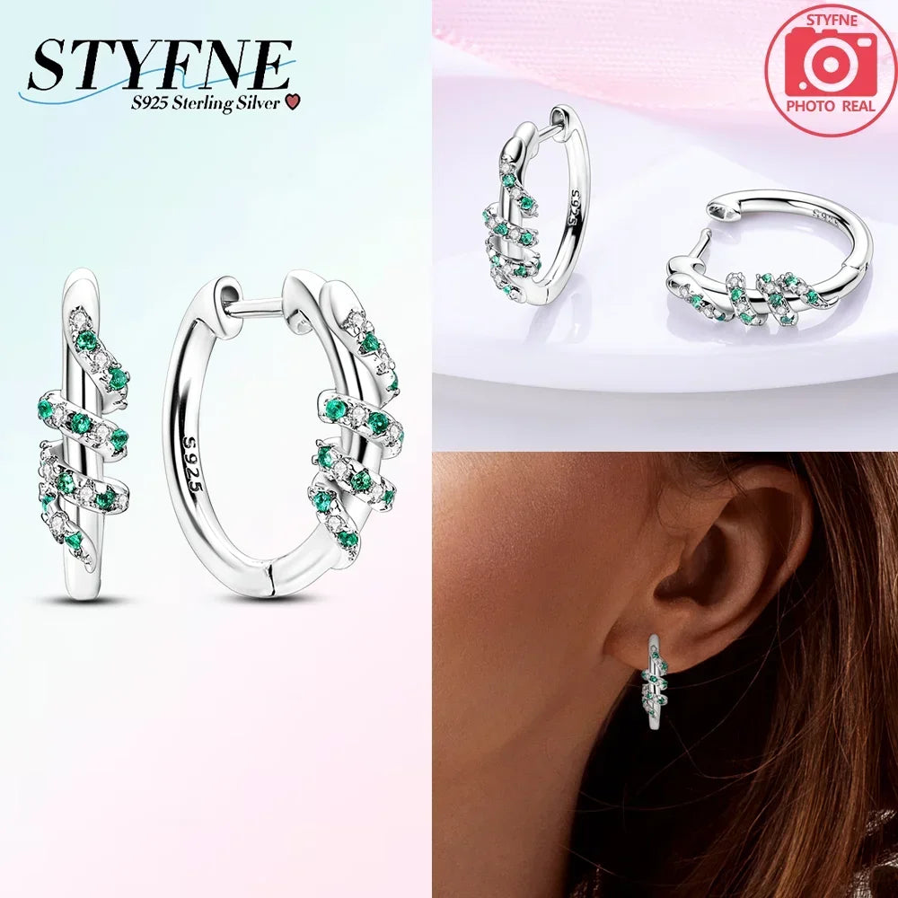 2025 All New Sterling Silver S925 Honey Bees, Cats, Dogs Zircon Earrings and Eardrop Simple Fine Jewelry Women Girls Party Gift