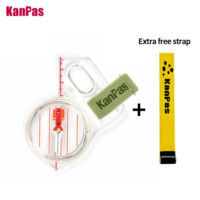 KANPAS Basic and Beginner's Orienteering thumb compass, Orienteering Primary Compass, MA-40-FS, Durable Sport Compass