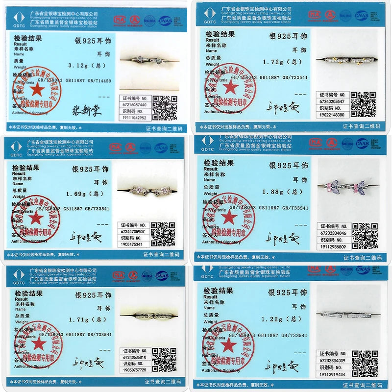 Hoop Earring 2024 New 925 Sterling Silver Earring Women Drop Earring For Wedding Engagement Birthday Party Fashion Jewelry Gift