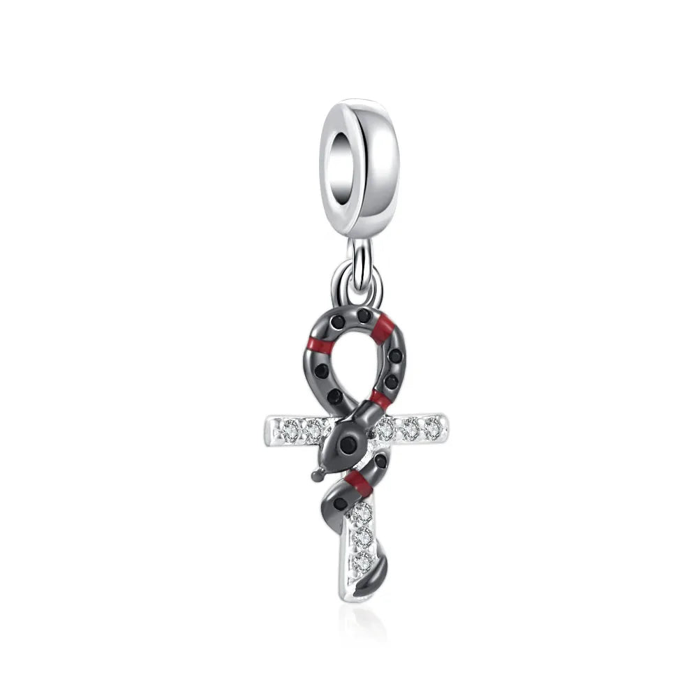 New 925 Silver Dark Black Series Charm Clown Bead Spider Pendant Talisman Women's Jewelry Fit Original European Bracelet Gift