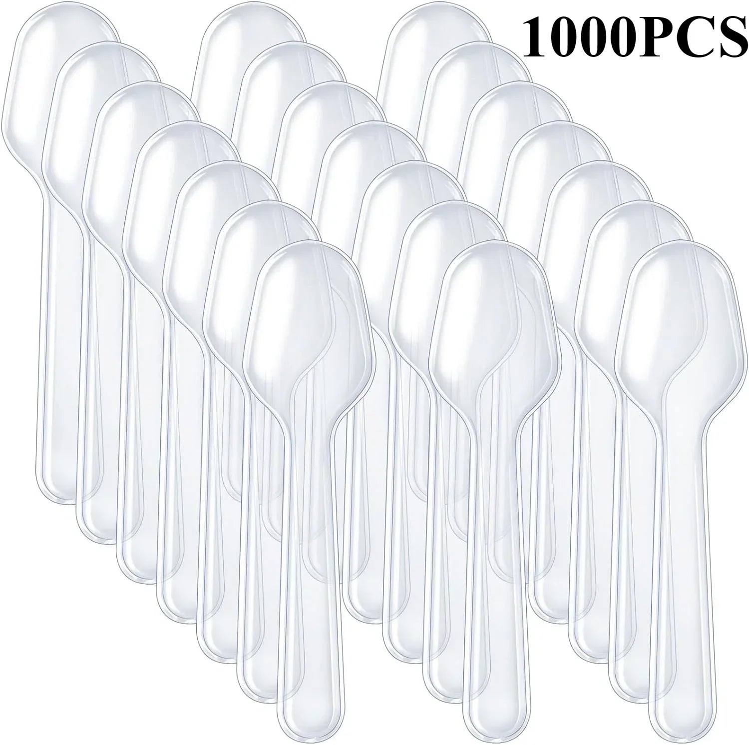 Mini Ice Cream Spoon Disposable Dessert Spoons Wedding Party Tableware Kitchen Accessories Tool Birthday Party Supplies - Madeinsea©