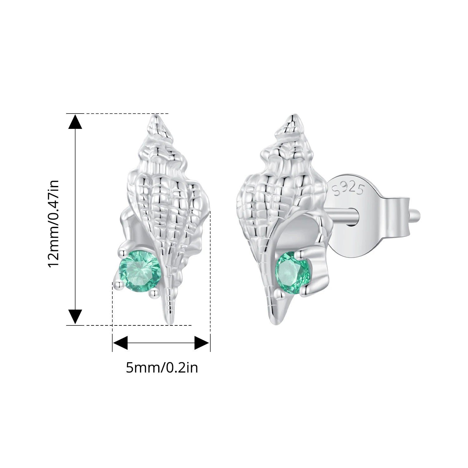 BAMOER 925 Sterling Silver Crab Stud Earrings Enamel Marine Clownfish Ear Studs for Women Girls Sweet Summer Jewelry Gift