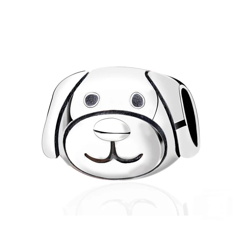 Original 925 Sterling Silver Charms Love Pets Dog Cat Paw Print Pendant Beads Fit Brand Bracelets Necklaces Women DIY Jewelry - Madeinsea©