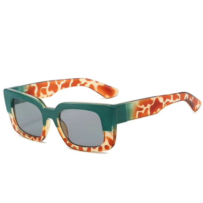 Fashion Luxury Brand Design Square Sunglasses Men Women Small Rectangle Street Sun Eyeweae Ladies Vintage Driving Shades UV400