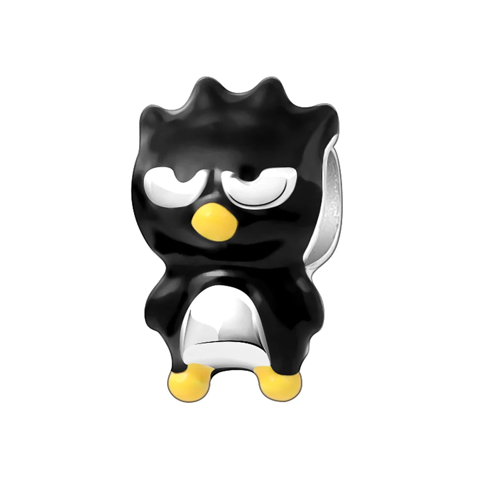 New European Style 925 Silver Black, Bagua, Watch Computer, Camera, Cat, Bead Pendant, Original Bracelet DIY Women's Jewelry