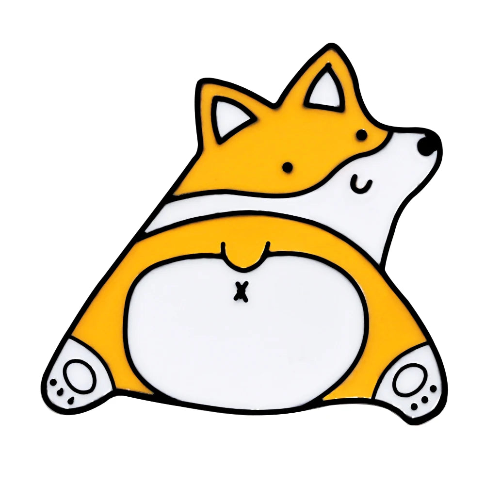 Pet Dog Lover Collection Brooch Cute Corgi German Shepherd Golden Retriever Dog Enamel Pins Women Men Lapel Pin Badges Jewelry