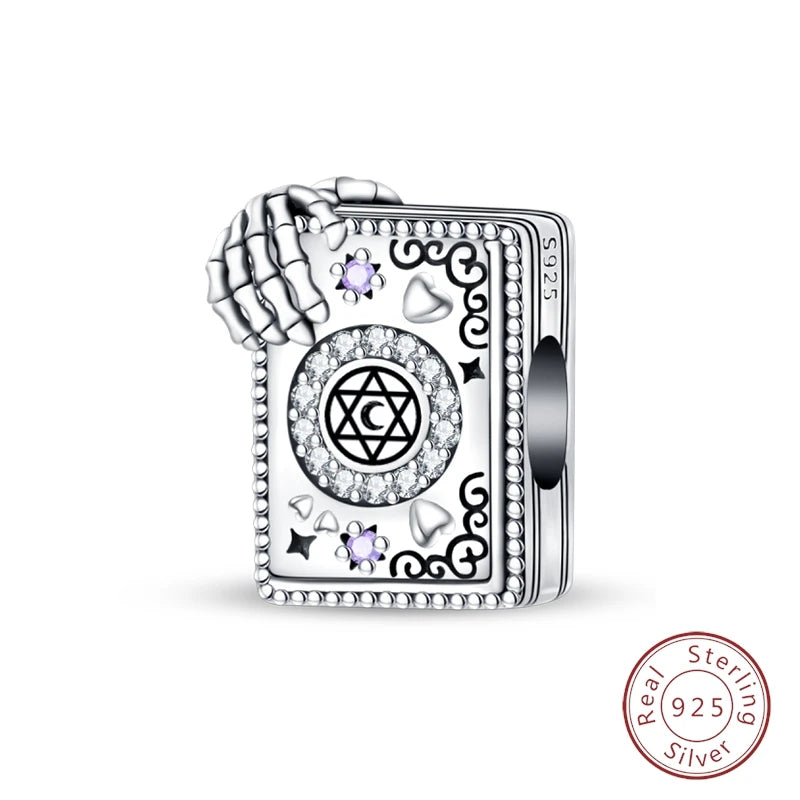 Halloween 925 Sterling Silver Design Charms Beads Pendants Suitable for Original Bracelet DIY Exquisite Making Jewelry