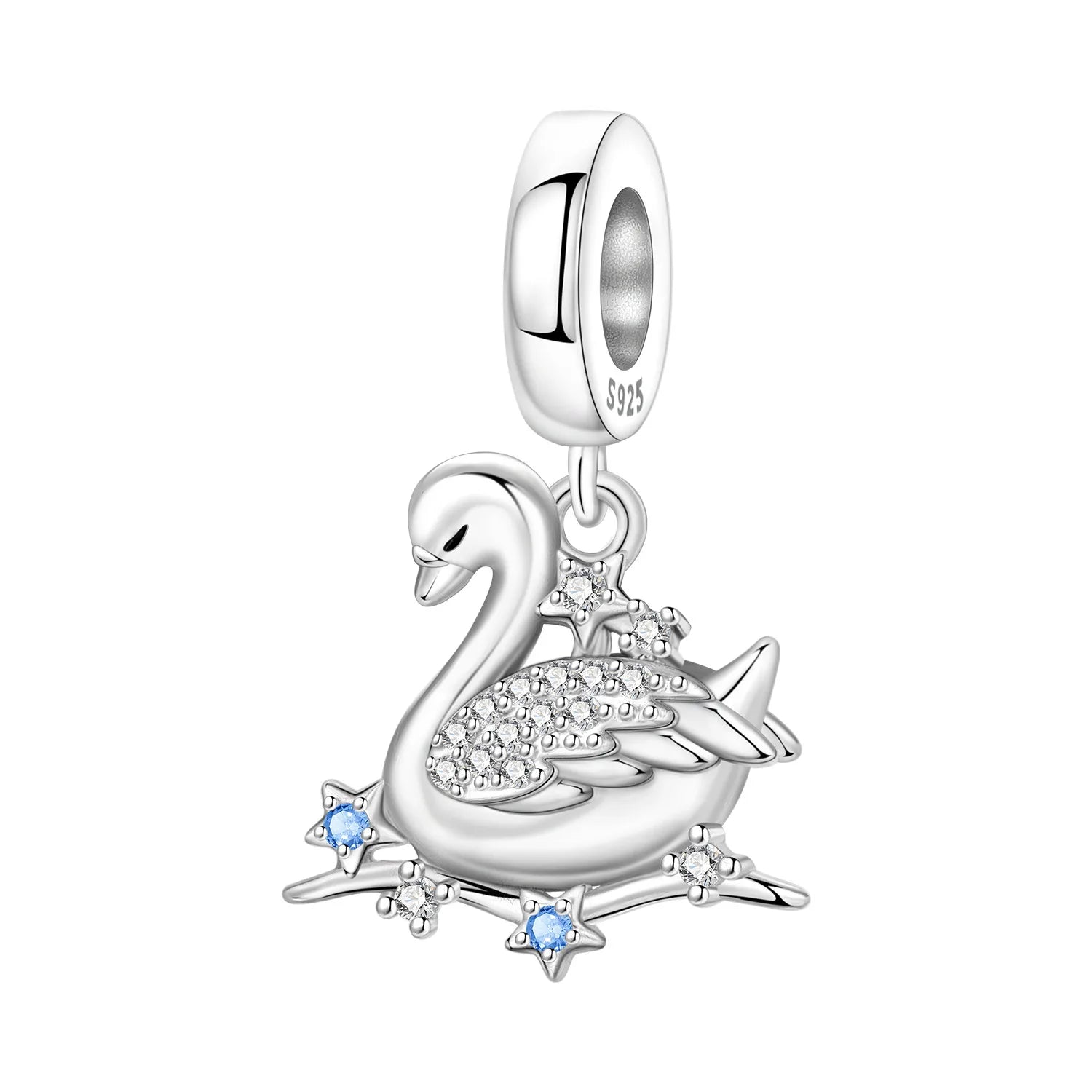 PANPOKI 925 Sterling Silver Cute Penguin Animals Pendant Beads Original Pendants Bracelet Charm Jewelry Party DIY Trendy Gifts