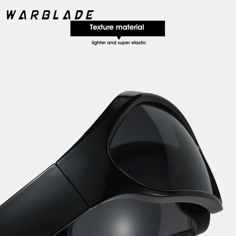 2025 New Men's Y2K Punk Sunglasses Outdoor Cycling Sports Sun Glasses Women Vintage Shades Trendy Goggle Eyewear 2000S Aesthetic