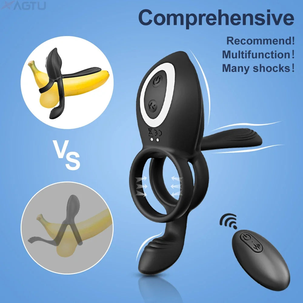 Cock Ring Vibrating for Men Ejaculation Delay Male Erectile Penis Ring Cock Ring Vibrating for Men Ejaculation Delay Male Erectile Penis Ring