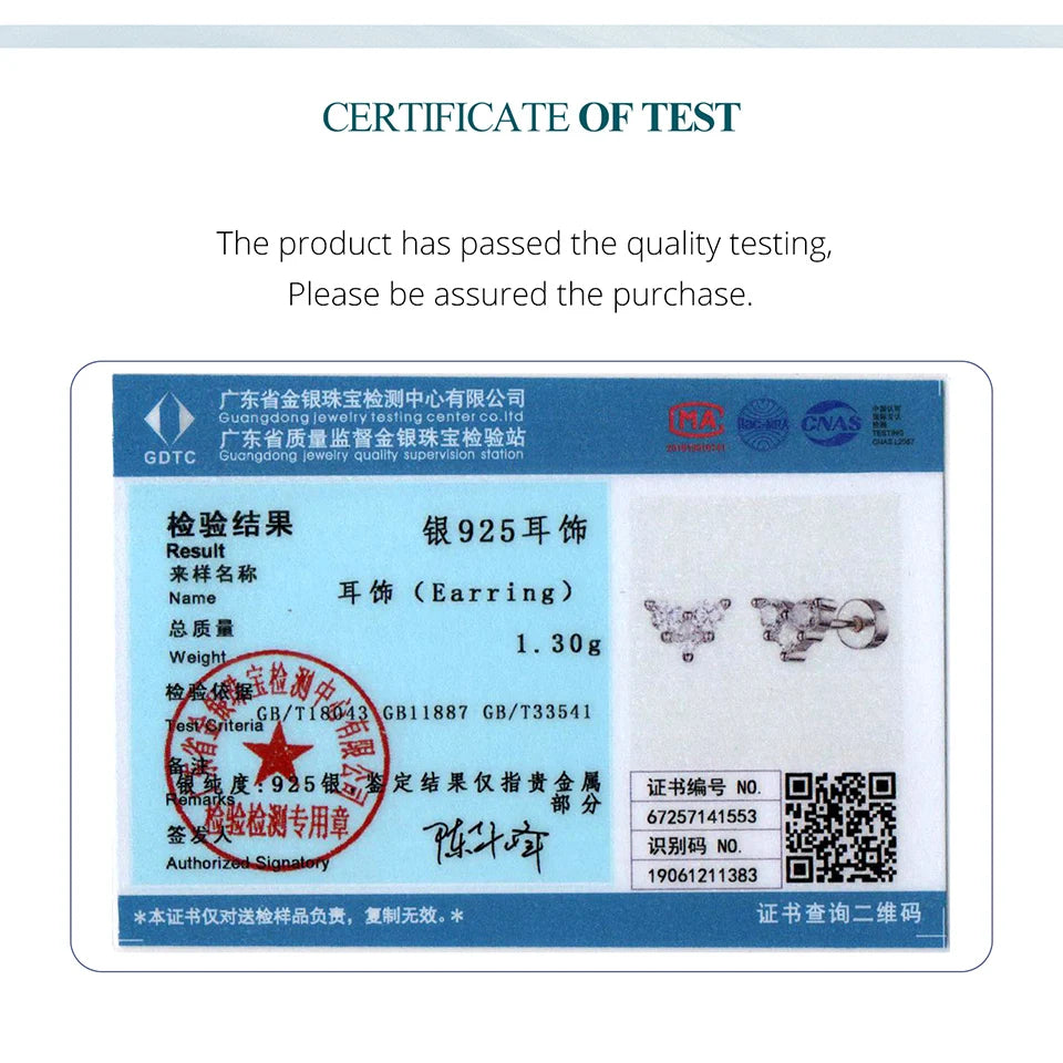 BAMOER 925 Sterling Silver Heart-Shape Stud Earrings Mini 3 Stones Arranged Shining CZ Earrings for Women Teens Girl Party Gift