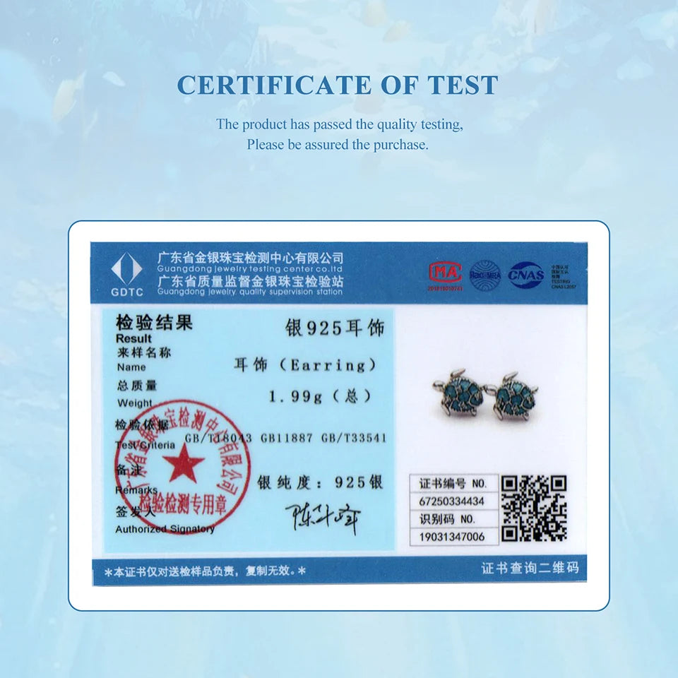 BAMOER Ohrstecker aus 925 Sterling Silber mit Meeresschildkrötenmotiv für Damen und Mädchen, niedlicher Schmuck mit Tiermotiv, hypoallergen