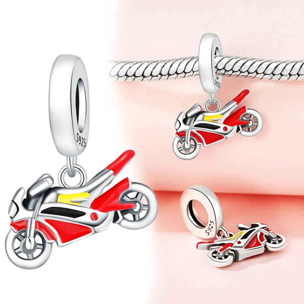 925 Sterling Silver Healthy Teeth Toothbrush Charm Pendant Beads Fit Charms Original Bracelet for Women Jewelry Making