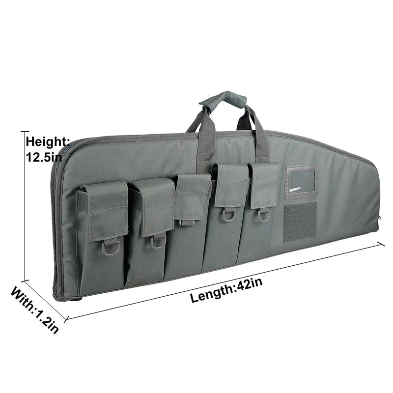42inch Tactical Rifle Case Gun Bag Air Rifle Case  Backpack Sniper Airsoft Holster Shooting Hunting Accessorie