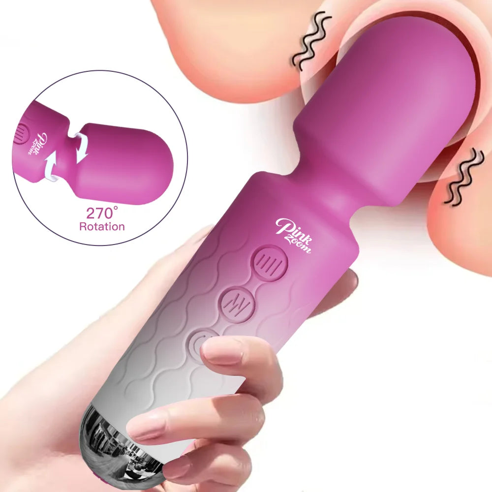 Powerful AV Vibrator Magic Wand 20 Speeds Clitoris Stimulator Sex Toys for Women G spot Massager Adult Female Sex Erotic Product