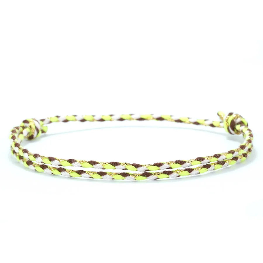 Minimalist 2mm Thin String Bracelet Unisex Handmade Weaven Adjustable Lucky Chinese Cord Tibetan Braslet Casual Pulseria Joias