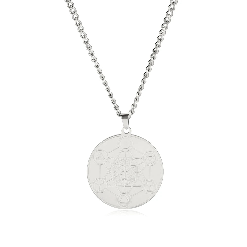 Schlüssel von Solomon Amulett Talisman Männer Halskette Erste Zweite Fünfte Siebte Pentagramm Der Jupiter Venus Mar Mond Halsketten Schmuck