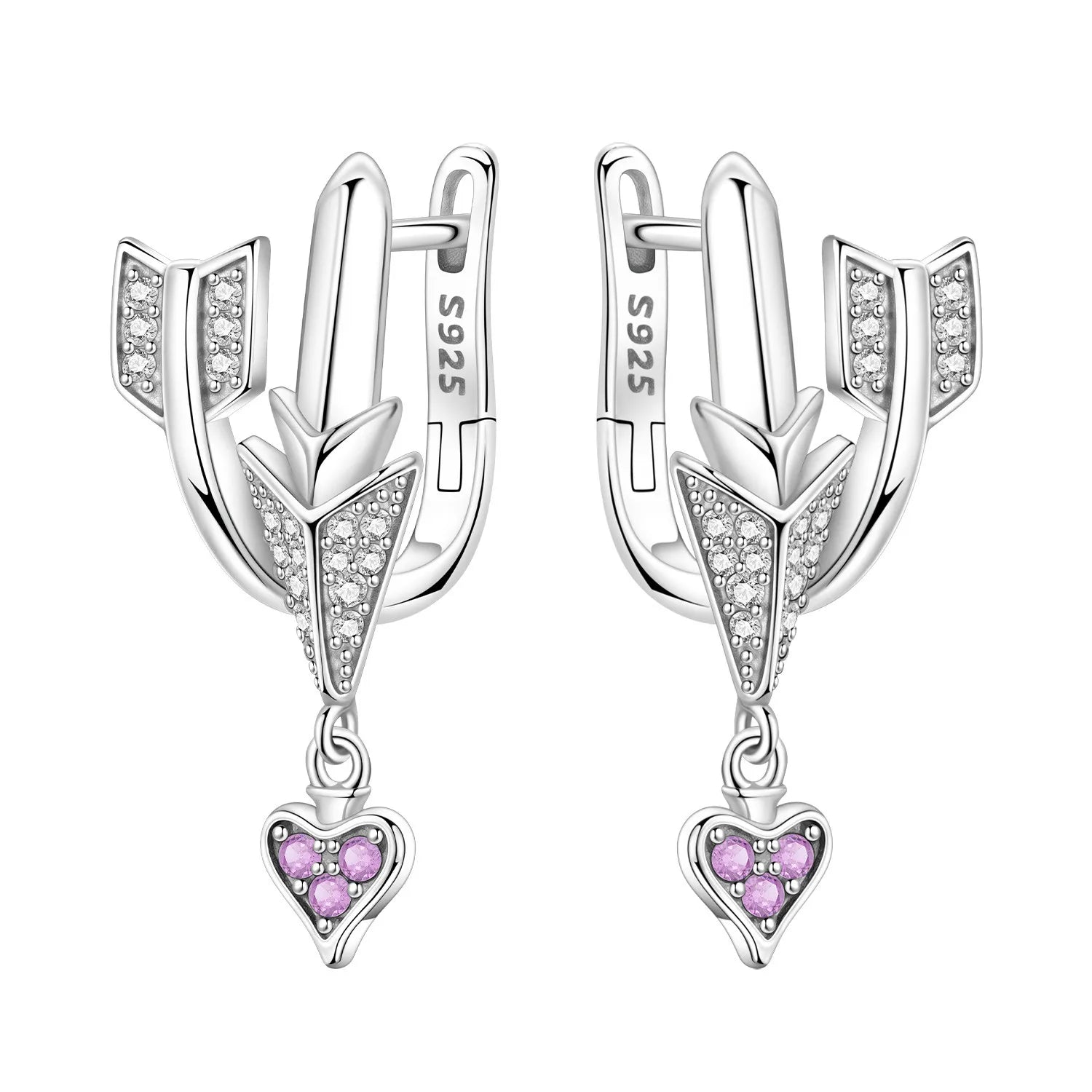 PANPOKI 925 Sterling Silver Devil's Eye Fatima's Hand Drop Earrings Women Earrings Charm Fashion Versatile Party Jewelry Gifts