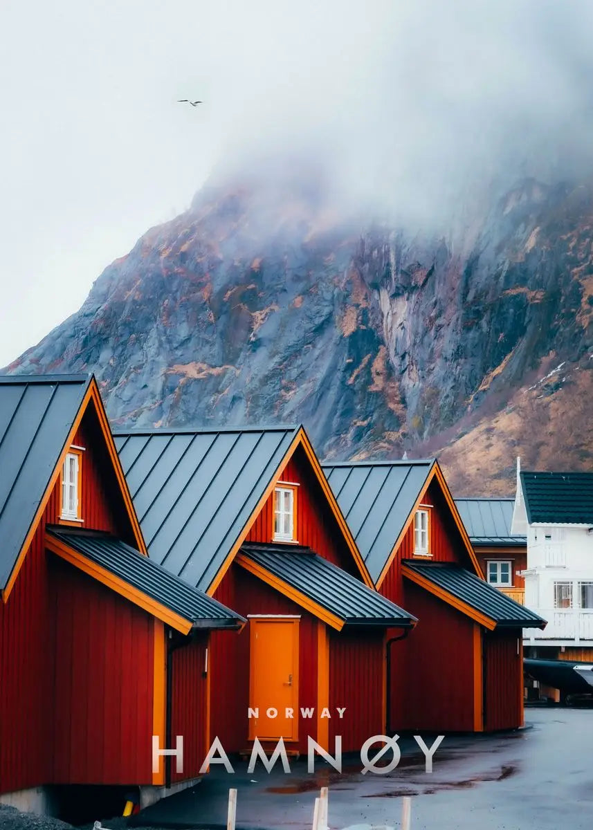 Travel City Norway Art Canvas Painting Print Poster Aurora Mountain Wall Modern Picture for Living Room Home Decor No Frame