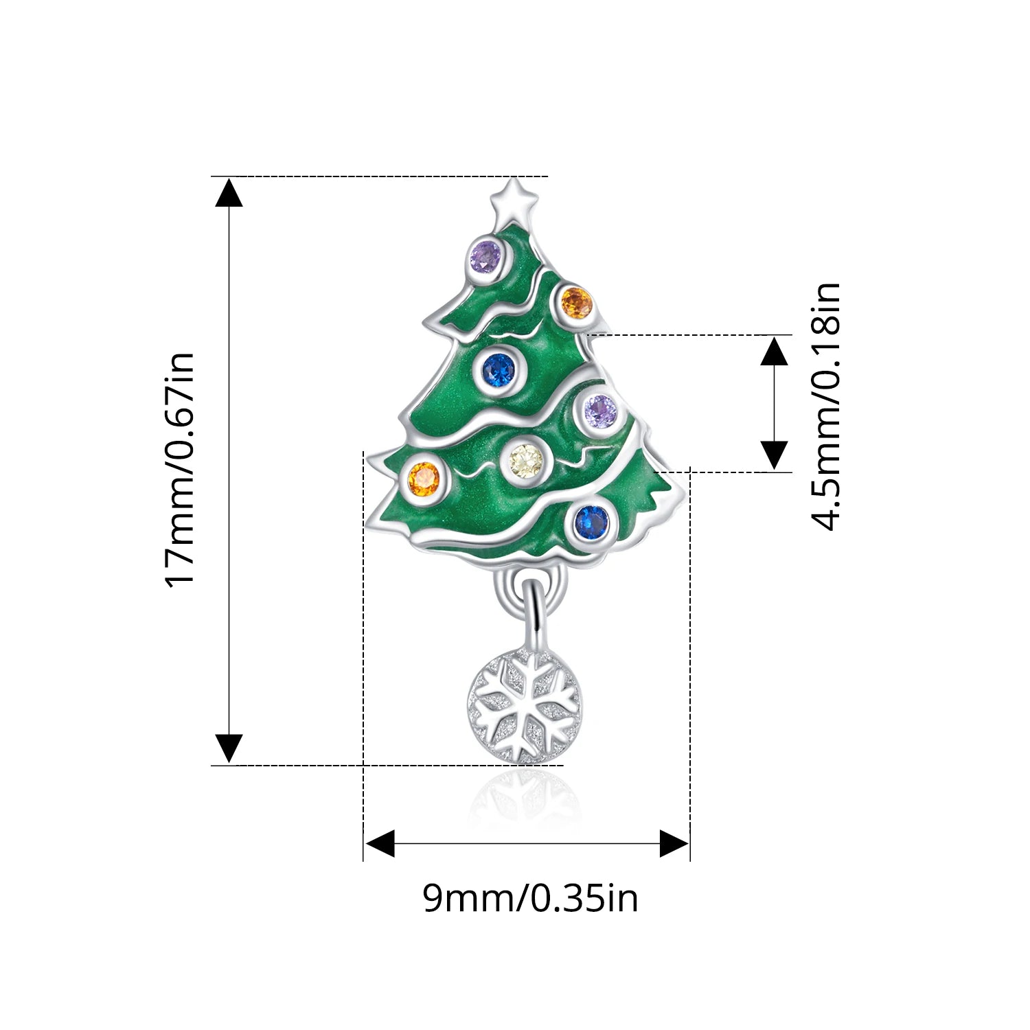 BISAER 925 Argent Sterling Noël Elk Bonhomme en Pain d'épice Père Noël Breloque Perles Arbre de Noël Cloche Renne Pendentif Fit Bracelet DIY