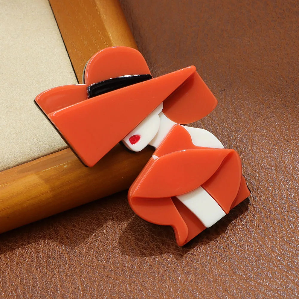 CINDY XIANG New Acrylic Fashion Lady Brooch Beautiful Women Jewelry High Quality