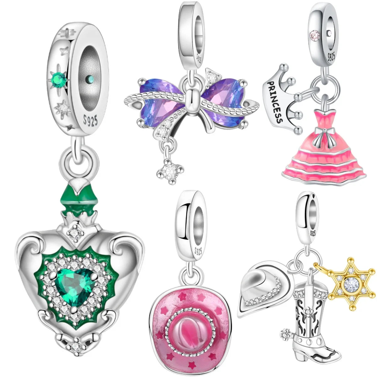 PANPOKI 925 Sterling Silver Classic Love Perfume Bottle Pendants Bracelet Charms Fit Women Jewelry Party Beads DIY Trendy Gifts