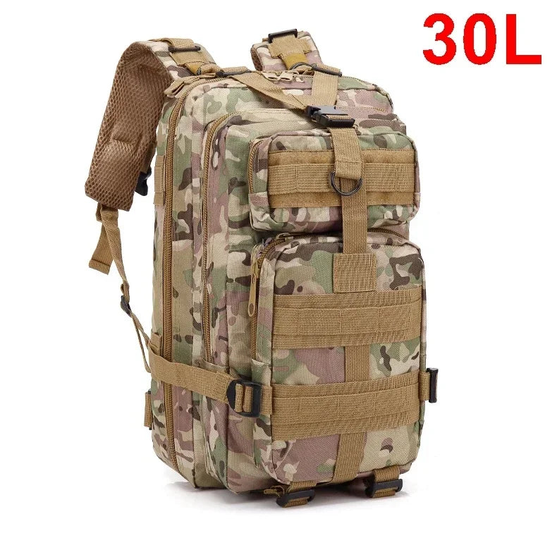 30/50L Tactical Backpacks For Man Hking Outdoor Survival  Bags 3P Assault Pack EDC Molle Pack For Trekking Hunting Bag