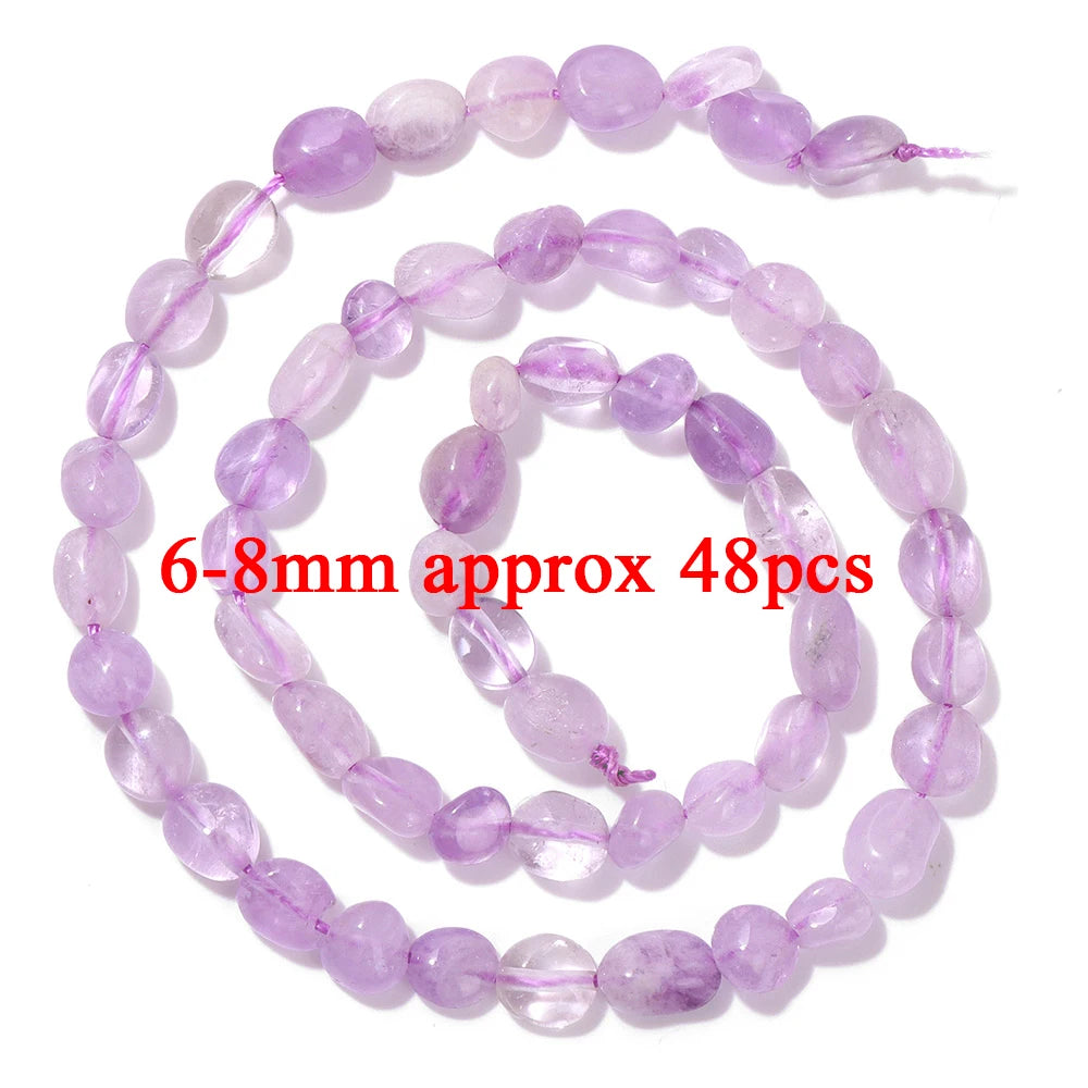 Natural Amethyst Energy Stone Bead Purple Quartzs Crystals Beads Healing Power Fit Health,Beauty,Clarity,Relieve stress,Calming