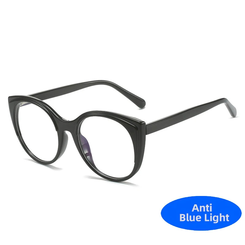 High Quality TR90 Computer Glasses Frame Women Men Anti Blue Light Cat Eye Eyewear Blocking Glasses Optical Spectacle Eyeglass