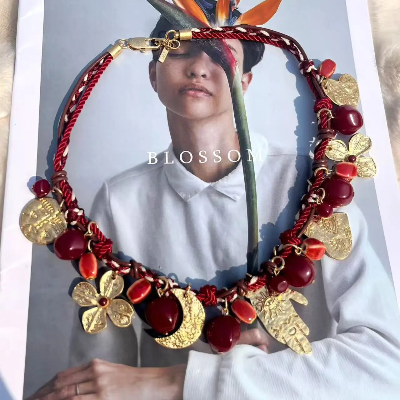 ZAA Fashion vintage Vacation Style choker Necklace