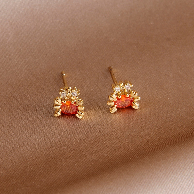Fashion Crab Earrings for Women
