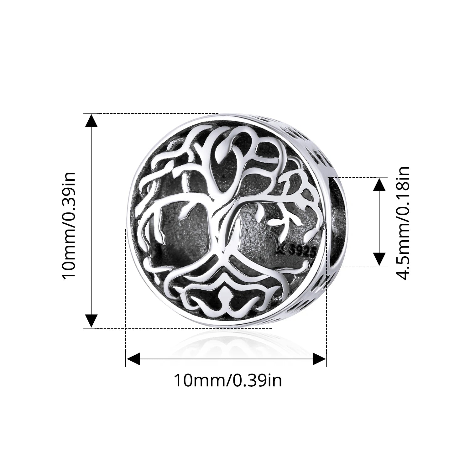 BAMOER Heilender lila Kristall Unendlichkeitsanhänger Sternenamazonit-Charm Auge des Horus Passend für Original-Armbänder DIY-Schmuckzubehör