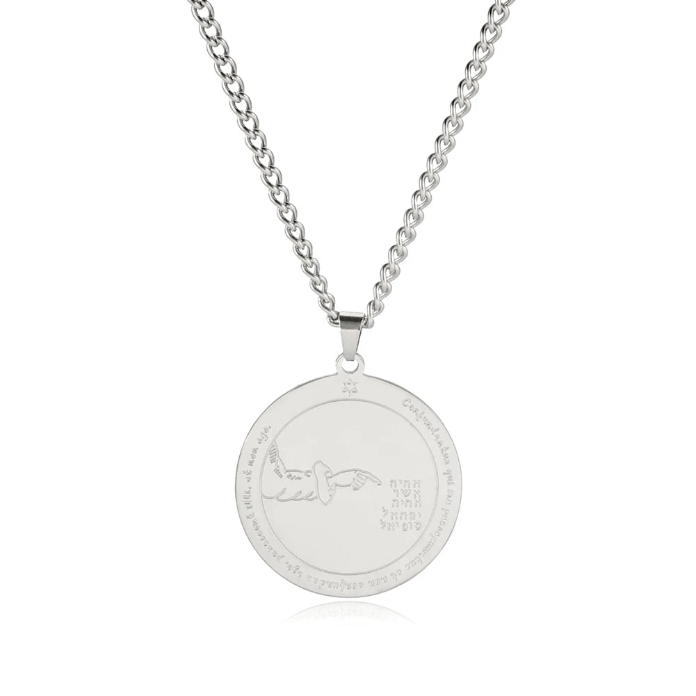 Schlüssel von Solomon Amulett Talisman Männer Halskette Erste Zweite Fünfte Siebte Pentagramm Der Jupiter Venus Mar Mond Halsketten Schmuck